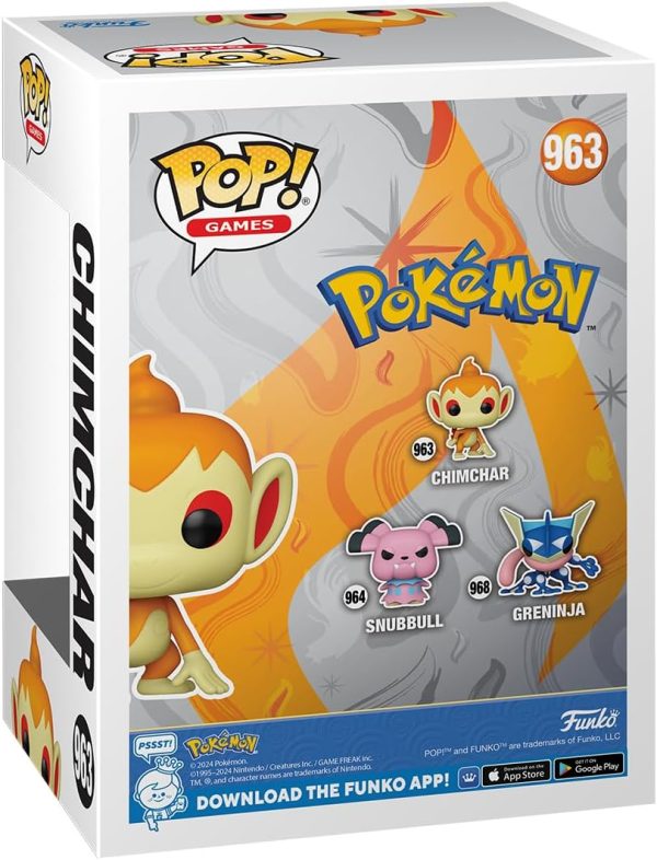 Funko Pop Games: Pokemon - Chimchar - Collectable Vinyl Figure - Gift Idea - Official Merchandise - Toys for Kids & Adults - Video Games Fans - Model Figure for Collectors and Display