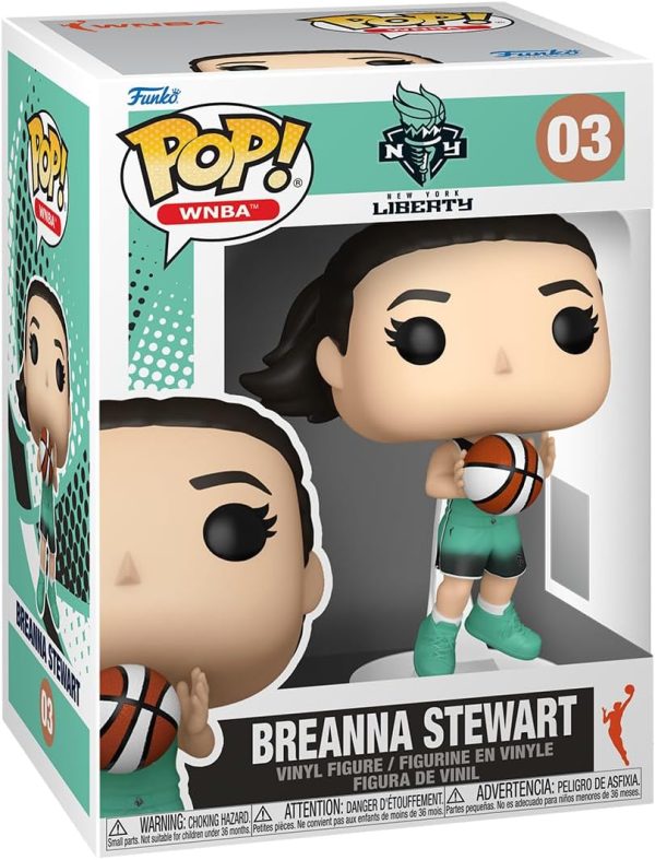 Funko Pop! WNBA: New York Liberty - Breanna Stewart - WNBA Players - Collectable Vinyl Figure - Gift Idea - Official Merchandise - Toys for Kids & Adults - Sports Fans - Model Figure for Collectors