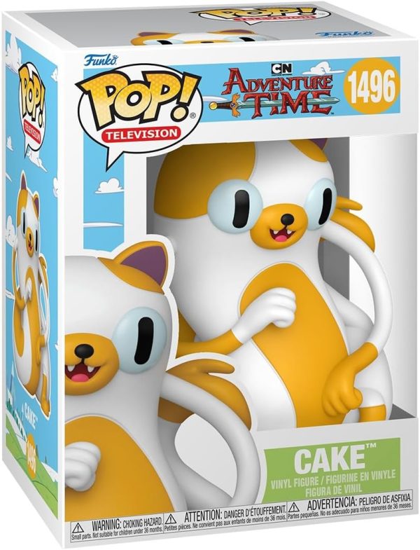 Funko Pop! TV: Adventure Time: Fionna and Cake - Cake - Collectable Vinyl Figure - Gift Idea - Official Merchandise - Toys for Kids & Adults - Anime Fans - Model Figure for Collectors and Display