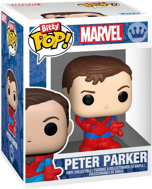 Funko Pop! Bitty: Spider-Man - Spider-Man. Green Goblin. J Jonah Jameson. and Mystery Chase Figure - 0.9 Inch (2.2 Cm) - Marvel Comics Collectable - Stackable Display Shelf Included - Gift Idea