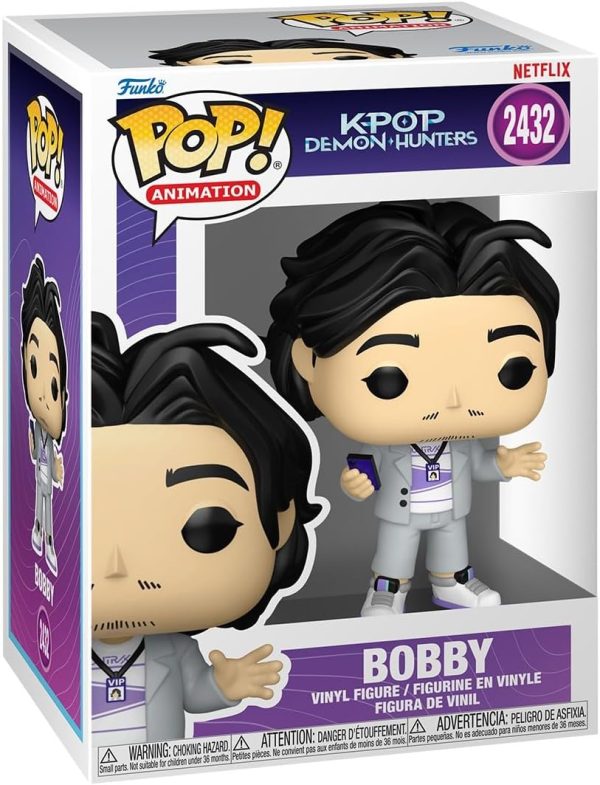 Funko Pop! Animation: Kpop Demon Hunters - Bobby - Collectable Vinyl Figure - Gift Idea - Official Merchandise - Toys for Kids & Adults - Anime Fans - Model Figure for Collectors