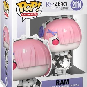 Funko Pop! Animation: Re: Zero - Ram - Collectable Vinyl Figure - Gift Idea - Official Merchandise - Toys for Kids & Adults - Anime Fans - Model Figure for Collectors and Display