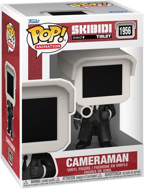 Funko Pop! Vinyl: Skibidi Toilet - Cameraman - Collectable Vinyl Figure - Gift Idea - Official Merchandise - Toys for Kids & Adults - Model Figure for Collectors and Display