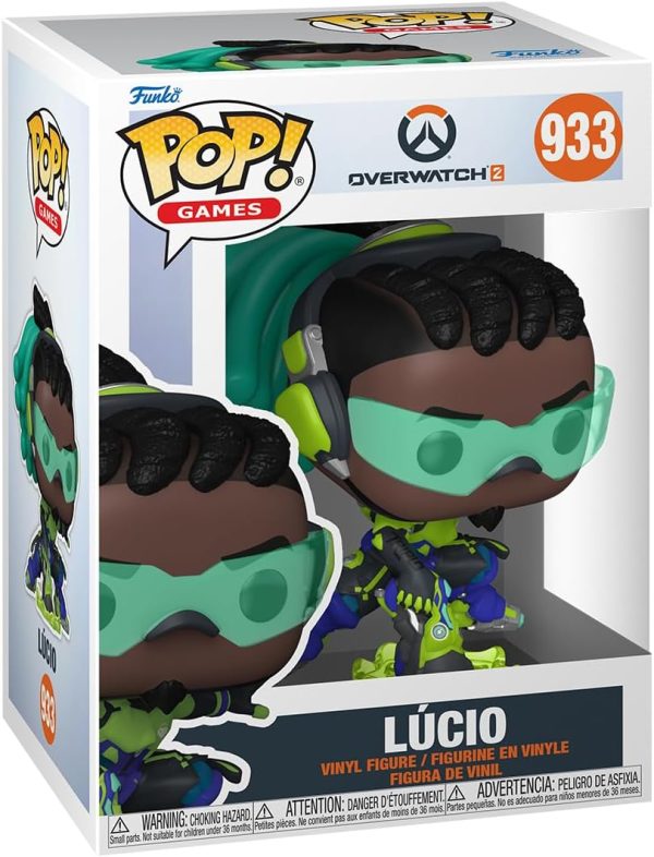 Funko POP! Games: Overwatch 2 - L??cio - Overwatch - Collectable Vinyl Figure - Gift Idea - Official Merchandise - for Kids & Adults - Video Games Fans - Model Figure for Collectors and Display