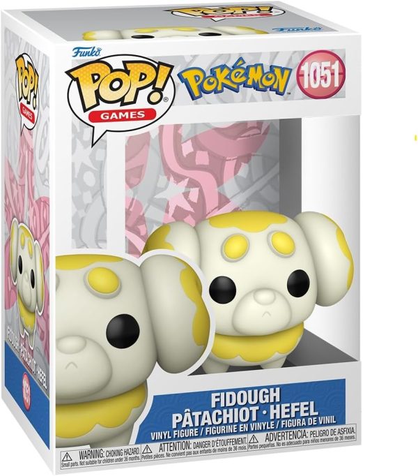 Funko Pop Games: Pokemon - Fidough - Collectable Vinyl Figure - Gift Idea - Official Merchandise - Toys for Kids & Adults - Video Games Fans - Model Figure for Collectors and Display