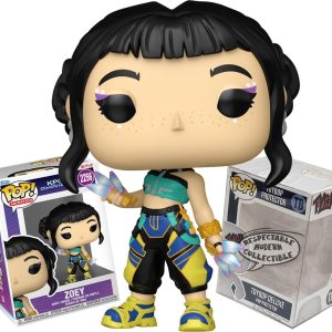 Funko Kpop Demon Hunters Zoey How It's Done with Shin-kal Spirit Blade Knives + ToyBop Protector: Pop! TV Animation Vinyl Figure (Bundled with Pop Protector Collector Case Gift Set)