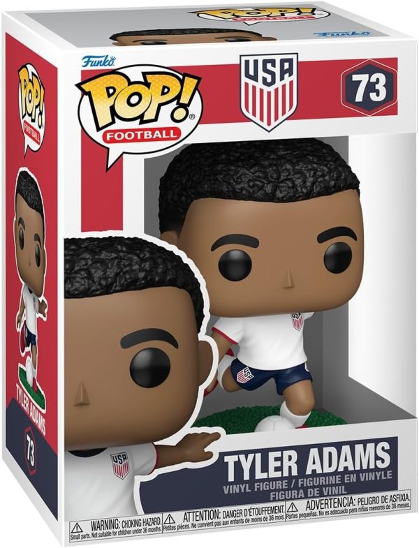 Funko Pop! Football: USA - Tyler Adams - World Cup 2026 - Collectable Vinyl Figure - Gift Idea - Official Merchandise - Toys for Kids & Adults - Sports Fans - Model Figure for Collectors and Display