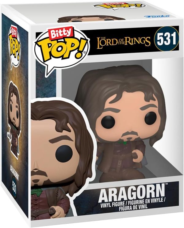 Funko Bitty POP! Lord of The Rings - Witch King. 4-Pack? and A Surprise Mystery Mini Figure - 0.9 Inch (2.2 Cm) - Lord of The Rings Collectable - Stackable Display Shelf Included - Gift Idea