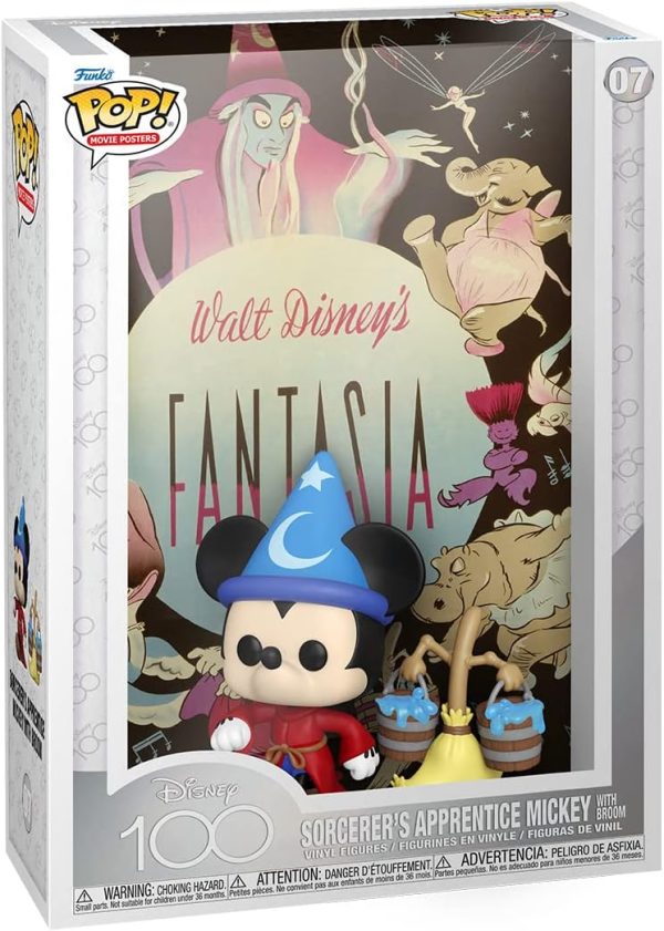 Funko POP! Movie Poster: Disney - Mickey Mouse - Fantasia - Collectable Vinyl Figure - Gift Idea - Official Merchandise - for Kids & Adults - Movies Fans - Model Figure for Collectors and Display