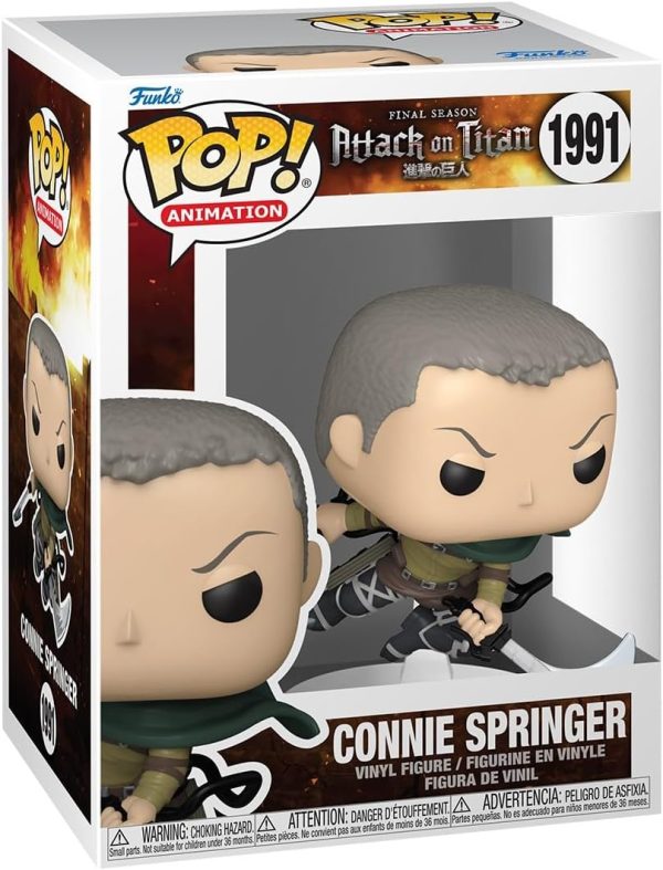 Funko Pop! Animation: Attack on Titan - Connie Springer - Collectable Vinyl Figure - Gift Idea - Official Merchandise - Toys for Kids & Adults - Anime Fans - Model Figure for Collectors and Display