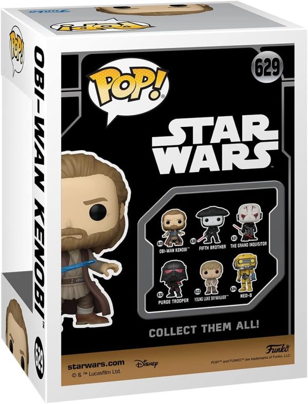 Funko POP! Vinyl: OBI-Wan Kenobi Battle Pose - Jasper - Star Wars - Collectable Vinyl Figure - Gift Idea - Official Merchandise - for Kids & Adults - TV Fans - Model Figure for Collectors and Display