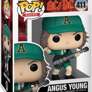 Funko POP Rocks: AC/DC - Angus Young - (Green) - Collectable Vinyl Figure - Gift Idea - Official Merchandise - for Kids & Adults - Music Fans - Model Figure for Collectors and Display