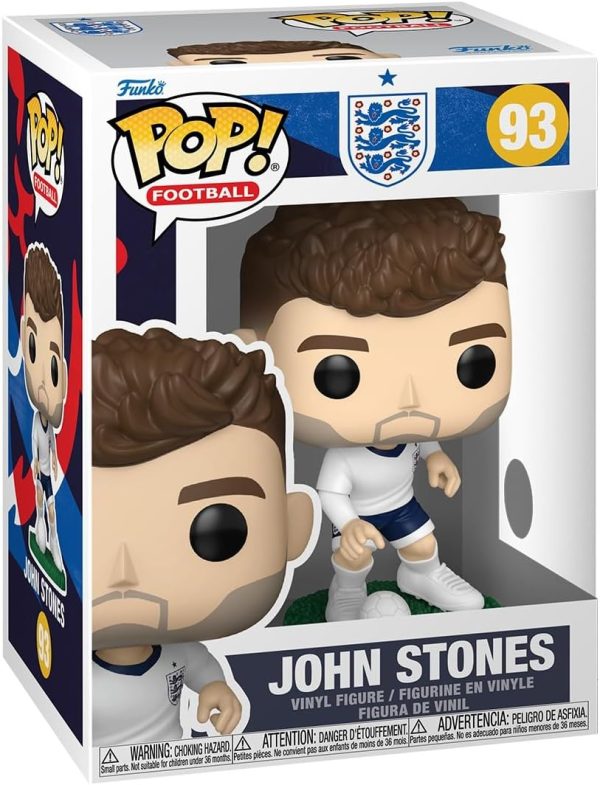 Funko Pop! Football: England - John Stones - World Cup 2026 - Collectable Vinyl Figure - Gift Idea - Official Merchandise - Toys for Kids & Adults - Sports Fans - Model Figure for Collectors