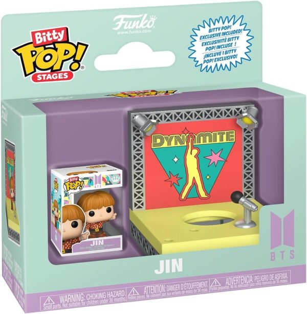 Funko Pop! Bitty Stages: BTS - Dynamite - Jin - Collectable Vinyl Figure - Gift Idea - Official Merchandise - Toys for Kids & Adults - Kpop Fans