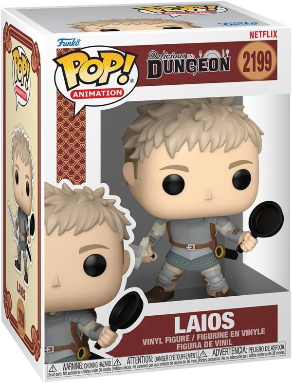 Funko Pop! Animation: Delicious in Dungeon - Laios - 1/6 Odds for Rare Chase Variant - Collectable Vinyl Figure - Gift Idea - Official Merchandise - Toys for Kids & Adults - Anime Fans