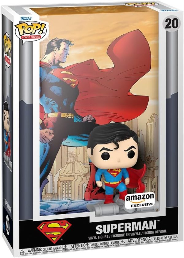 Funko Pop Comic Cover: DC - Superman 85th Anniversary - DC Comics - Amazon Exclusive - Collectable Vinyl Figure - Gift Idea - Official Merchandise - Toys for Kids & Adults