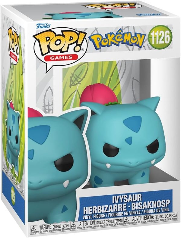 Funko Pop! Games: Pokemon - Ivysaur - Collectable Vinyl Figure - Gift Idea - Official Merchandise - Toys for Kids & Adults - Video Games Fans - Model Figure for Collectors and Display