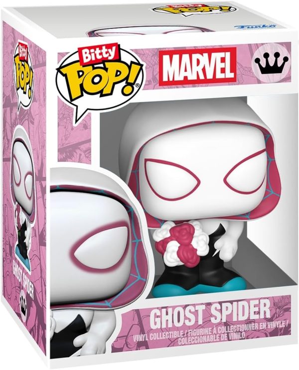 Funko Bitty Pop! Bouquet: Spider Man - Miles Morales and Ghost Spider - 0.9 Inch (2.2 Cm) Collectable - Gift Idea - Party Bags - Stocking Stuffers