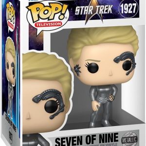 Funko Pop! TV: Star Trek Voyager - Seven of Nine Copy - (Metallic) - Collectable Vinyl Figure - Gift Idea - Official Merchandise - Toys for Kids & Adults - Sci-Fi Fans - Model Figure for Collectors