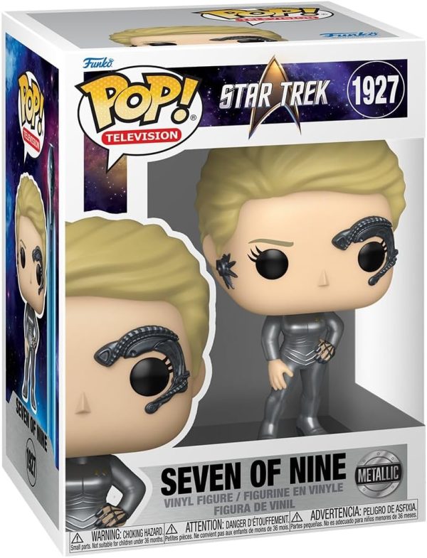 Funko Pop! TV: Star Trek Voyager - Seven of Nine Copy - (Metallic) - Collectable Vinyl Figure - Gift Idea - Official Merchandise - Toys for Kids & Adults - Sci-Fi Fans - Model Figure for Collectors