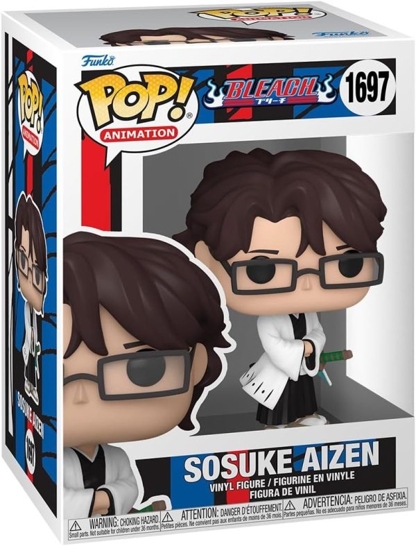 Funko POP Animation: Bleach - Aizen Sousuke - Bleach - Collectable Vinyl Figure - Gift Idea - Official Merchandise - for Kids & Adults - Anime Fans - Model Figure for Collectors and Display