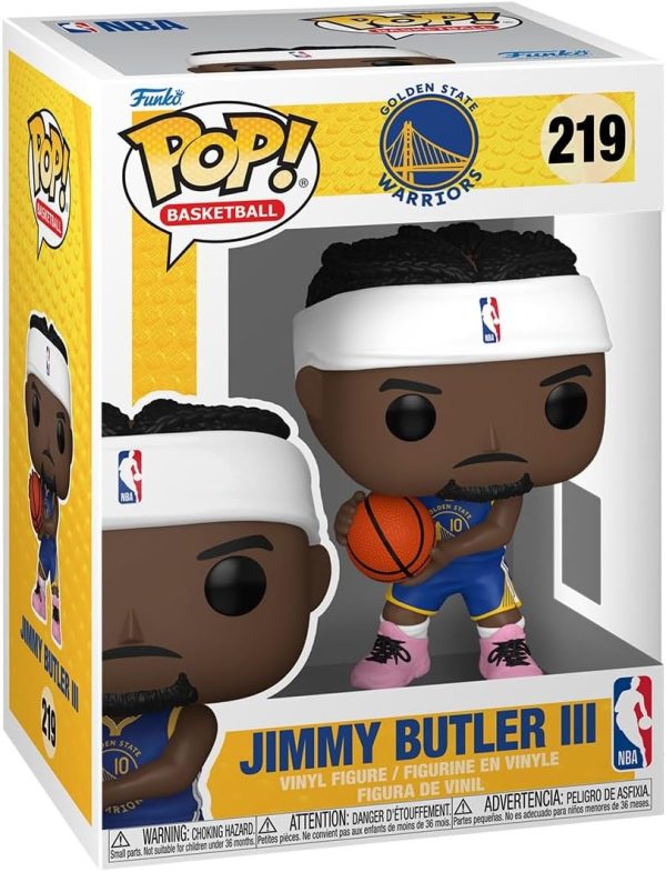 Funko Pop! NBA: Warriors - Jimmy Butler III - Collectable Vinyl Figure - Gift Idea - Official Merchandise - Toys for Kids & Adults - Sports Fans - Model Figure for Collectors and Display
