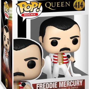 Funko Pop Rocks: Queen - Freddie Mercury - (with Cape) - Collectable Vinyl Figure - Gift Idea - Official Merchandise - Toys for Kids & Adults - Music Fans - Model Figure for Collectors and Display