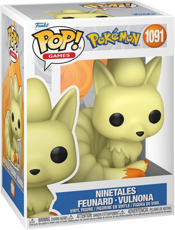 Funko Pop! Games: Pokemon - Ninetails - Ninetales - Collectable Vinyl Figure - Gift Idea - Official Merchandise - Toys for Kids & Adults - Games Fans - Model Figure for Collectors and Display