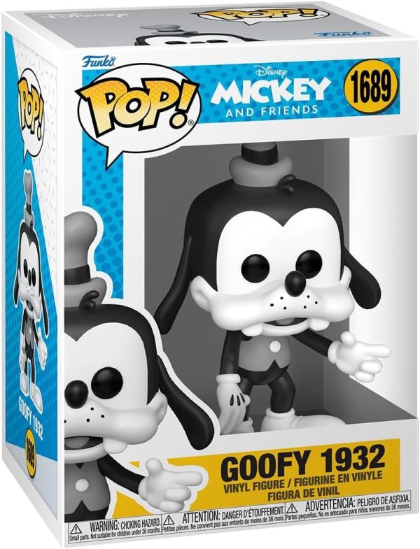 Funko Pop! Disney: Goofy Through The Ages - Goofy 1932 - Collectable Vinyl Figure - Gift Idea - Official Merchandise - Toys for Kids & Adults - Disney Fans - Model Figure for Collectors and Display