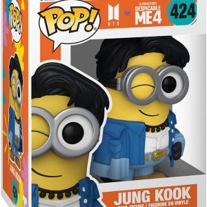 Funko POP! Rocks: Minions X BTS - Jungkook - Jung Kook - BTS + Minions - Collectable Vinyl Figure - Gift Idea - Official Merchandise - for Kids & Adults - Movies. Music Fans