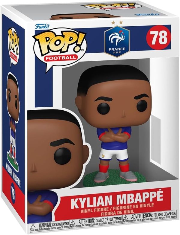 Funko Pop! Football: France - Kylian Mbapp?? - World Cup 2026 - France - Collectable Vinyl Figure - Gift Idea - Official Merchandise - Toys for Kids & Adults - Sports Fans