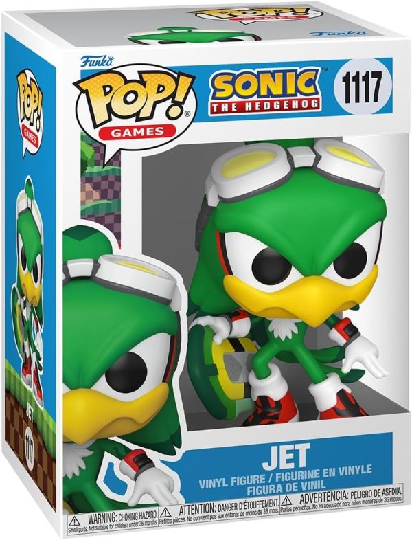 Funko Pop! Games: Sonic The Hedgehog - Jet - Jet The Hawk - Collectable Vinyl Figure - Gift Idea - Official Merchandise - Toys for Kids & Adults - Video Games Fans