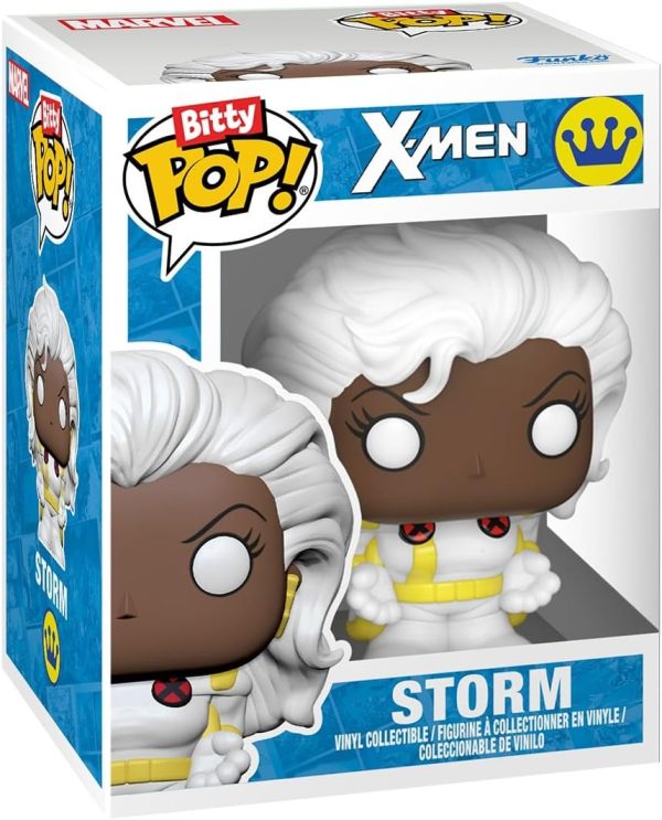 Funko Bitty Pop! X-Men: Rogue. Nightcrawler. Gambit. Storm and A Surprise Mystery Mini Figure - 0.9 Inch (2.2 Cm) Collectable - Stackable Display Shelf Included - Gift Idea - Cake Topper