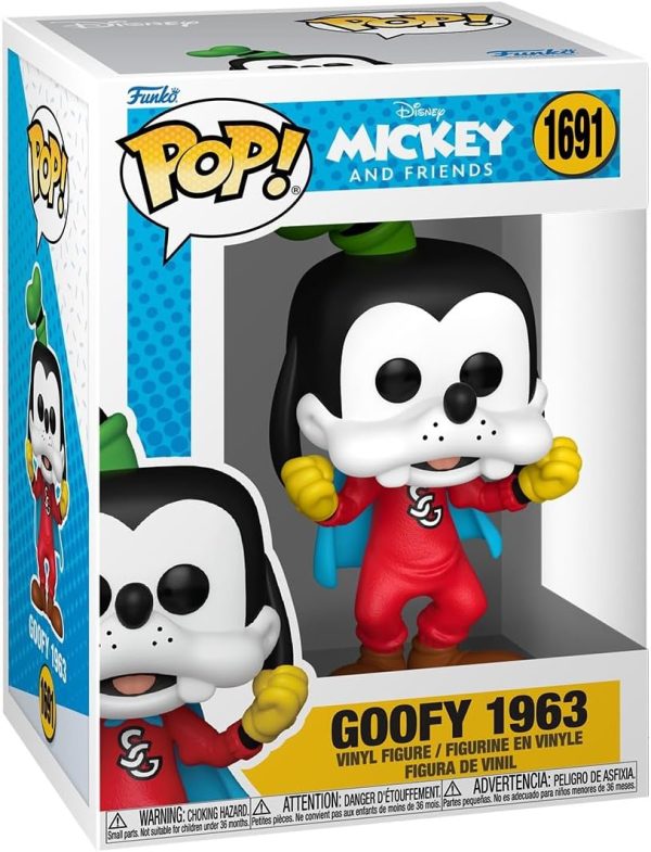 Funko Pop! Disney: Goofy Through The Ages - Goofy 1963 - Collectable Vinyl Figure - Gift Idea - Official Merchandise - Toys for Kids & Adults - Disney Fans - Model Figure for Collectors and Display
