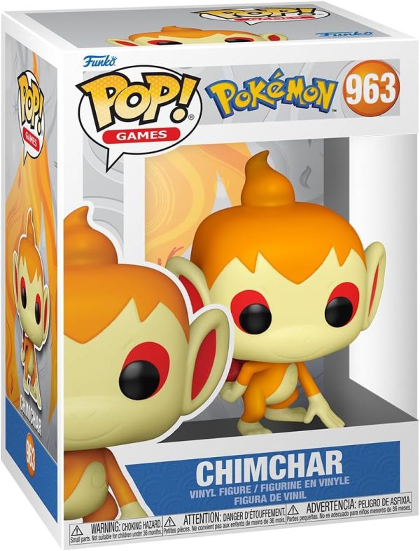 Funko Pop Games: Pokemon - Chimchar - Collectable Vinyl Figure - Gift Idea - Official Merchandise - Toys for Kids & Adults - Video Games Fans - Model Figure for Collectors and Display