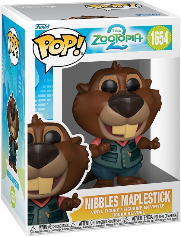 Funko Pop! Disney: Zootopia 2 - Nibbles Maplestick - Collectable Vinyl Figure - Gift Idea - Official Merchandise - Toys for Kids & Adults - Disney Fans - Model Figure for Collectors and Display