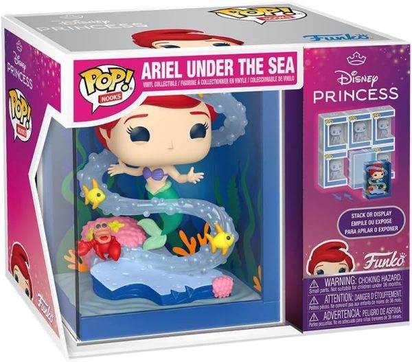 Funko Pop! Nooks: The Little Mermaid - Ariel Under The Sea - Collectable Vinyl Figure - Gift Idea - Official Merchandise - Toys for Kids & Adults - Disney Fans - Figure for Collectors and Display