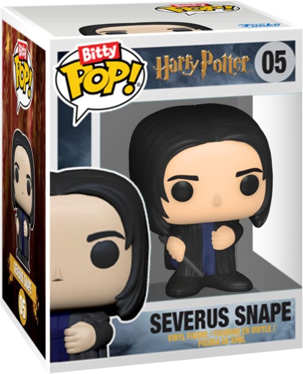 Funko Bitty POP! HP - Voldemort. 4-Pack - Lord Voldemort. Draco Malfoy (Quidditch). Bellatrix Lestrange and A Surprise Mystery Mini Figure - 0.9 Inch (2.2 Cm) - Harry Potter Collectable - Gift Idea
