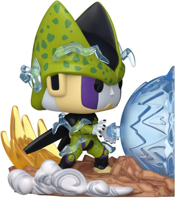 Funko Pop! Deluxe: Dragon Ball Z - Perfect Cell (Vs Gohan) - Build a Scene - Collectable Vinyl Figure - Gift Idea - Official Merchandise - Toys for Kids & Adults - Anime Fans - Figure for Collectors
