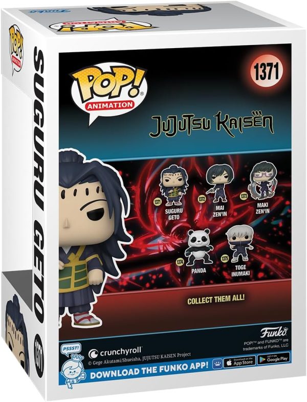 Funko POP! Animation: JJK - Geto - Jujutsu Kaisen - Collectable Vinyl Figure - Gift Idea - Official Merchandise - for Kids & Adults - Anime Fans - Model Figure for Collectors and Display