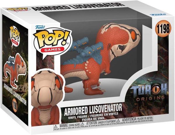 Funko Pop! Games: Turok Origins - Armored Lusovenator - Collectable Vinyl Figure - Gift Idea - Official Merchandise - Toys for Kids & Adults - Video Games Fans - Model Figure for Collectors & Display