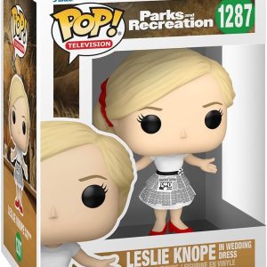 Funko Pop TV: Parks & Recreation 15th Anniversary - Leslie Knope in Wedding Dress - Parks and Recreation - Collectable Vinyl Figure - Gift Idea - Official Merchandise - Toys for Kids & Adults
