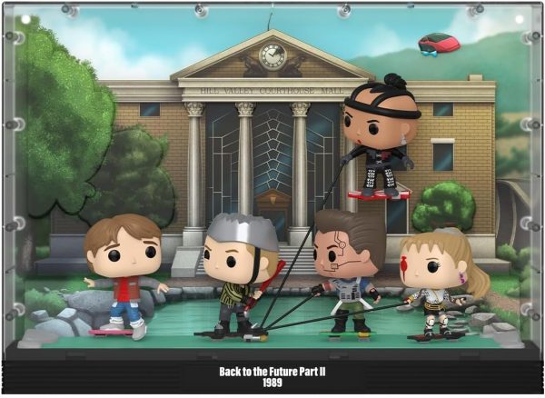 Funko Pop! Moments Deluxe: Back to The Future 2 - Marty McFly - Hoverboard Chase - Collectable Vinyl Figure - Gift Idea - Official Merchandise - Toys for Kids & Adults - Movies Fans