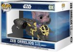 Funko Pop! Rides Deluxe: Mandalorian & Grogu - Zeb Orrelios in The Razor Crest - Collectable Vinyl Figure - Gift Idea - Official Merchandise - Toys for Kids & Adults - Star Wars Fans