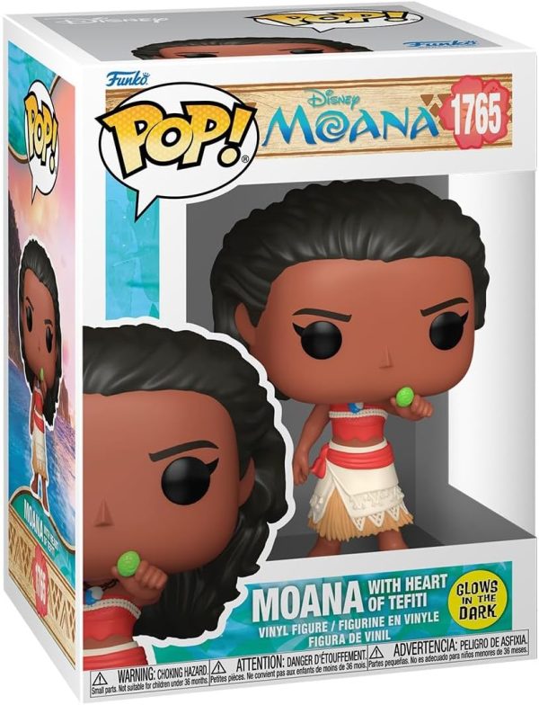 Funko Pop! Disney: Moana - Moana with Heart of Te Fiti - Collectable Vinyl Figure - Gift Idea - Official Merchandise - Toys for Kids & Adults - Cartoon Fans - Model Figure for Collectors