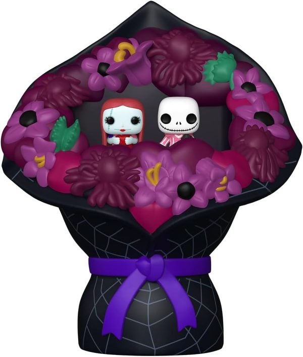 Funko Bitty Pop! Bouquet: The Nightmare Before Christmas - Sally and Jack Skellington - 0.9 Inch (2.2 Cm) Collectable - Gift Idea - Party Bags - Stocking Stuffers