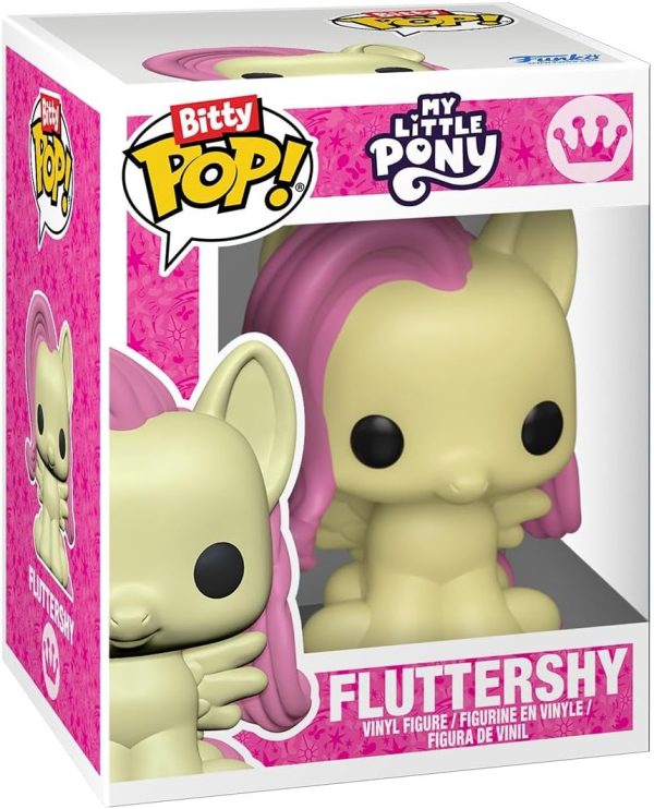 Funko Pop! Bitty: My Little Pony - Twilight Sparkle. Fluttershy. Discord. and Dr. Hooves - 0.9 Inch (2.2 Cm) - Cartoon Collectable - Gift Idea - Stackable Display Shelf Included