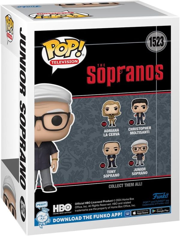 Funko POP! TV: Sopranos - Uncle Junior - The Sopranos - Collectable Vinyl Figure - Gift Idea - Official Merchandise - for Kids & Adults - TV Fans - Model Figure for Collectors and Display
