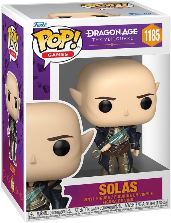 Funko Pop! Games: Dragon Age: The Veilguard - Solas - Collectable Vinyl Figure - Gift Idea - Official Merchandise - Toys for Kids & Adults - Video Games Fans - Model Figure for Collectors and Display