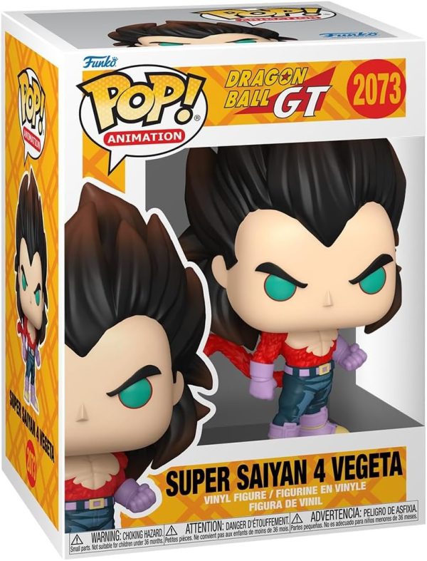 Funko Pop! Animation: Dragon Ball GT - Super Saiyan 4 Vegeta - Collectable Vinyl Figure - Gift Idea - Official Merchandise - Toys for Kids & Adults - Anime Fans - Model Figure for Collectors